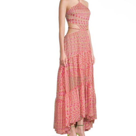 Misa Los Angeles Dailia Maxi Dress In Septima Geo XS NWT $510 - Picture 5 of 8
